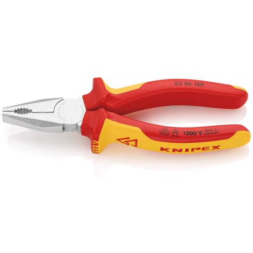 03 06 160 SB Knipex KNIPEX Kombizange Produktbild Default L