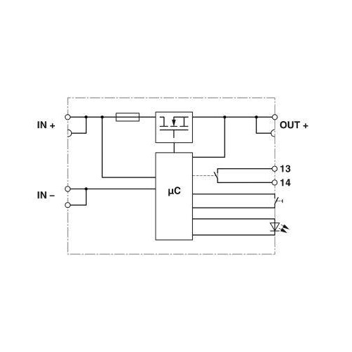 2909909 Phoenix PTCB E1 24DC/1 3A NO Produktbild Additional View 2 L