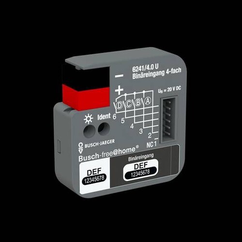 2CKA006220A0005 Busch-Jaeger Binäreingang 4 fach, UP 6241/4.0 U Produktbild Additional View 1 L