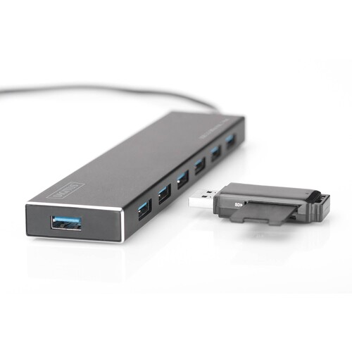 DA-70241-1 Digitus USB 3.0 Office Hub, 7-Port Produktbild Additional View 4 L