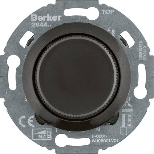 294411 Berker Serie 1930 Universal Drehdimmer 420 W / LED 100 W Produktbild Additional View 1 L