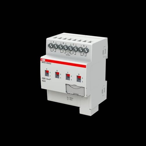 2CDG110262R0011 ABB Schaltaktor, 4 fach, 16A SA/S4.16.2.2 Produktbild Additional View 1 L