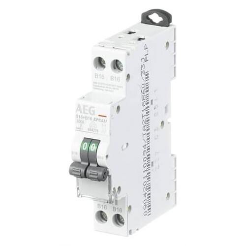 4TQA694391R0000 AEG LS 16/1+1/C Leitungsschutzschalter 1+1 1TE 16A C Produktbild Additional View 1 L