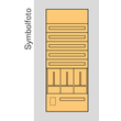 EC8S1 ERA Zählerverteilereinsatz Salzburg, bxhxt=696x1700x155mm, Metall  Produktbild