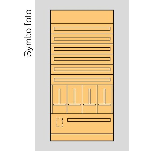 ED9O1 ERA Zählerverteilereinsatz Oberösterreich, bxhxt=916x1900x155mm, M Produktbild Front View L