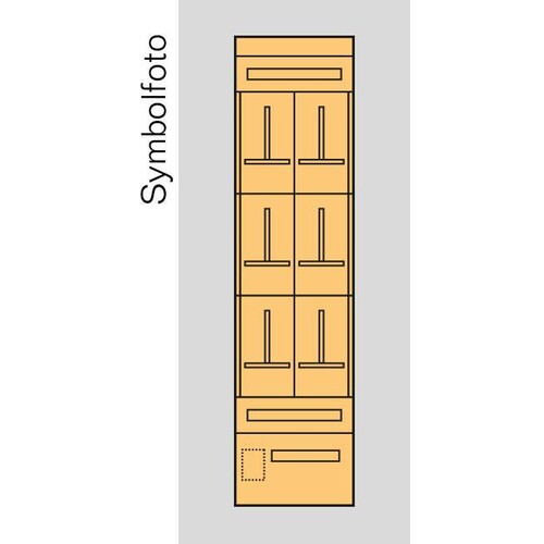 EB9S3 ERA Zählerverteilereinsatz Salzburg, bxhxt=476x1900x155mm, Metall  Produktbild Front View L