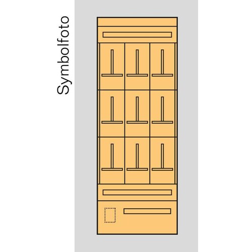 EC9S3 ERA Zählerverteilereinsatz Salzburg, bxhxt=696x1900x155mm, Metall  Produktbild Front View L