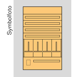 ED7S1 ERA Zählerverteilereinsatz Salzburg, bxhxt=916x1500x155mm, Metall  Produktbild