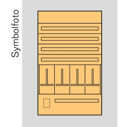 ED7S1 ERA Zählerverteilereinsatz Salzburg, bxhxt=916x1500x155mm, Metall  Produktbild Front View L