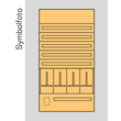 ED8S1 ERA Zählerverteilereinsatz Salzburg, bxhxt=916x1700x155mm, Metall  Produktbild