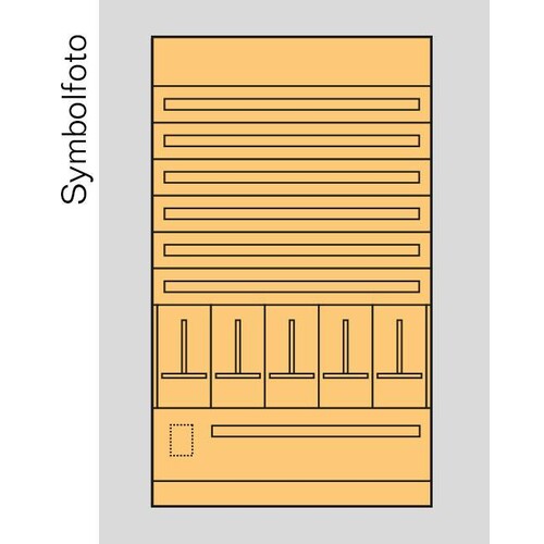 EE9O1 ERA Zählerverteilereinsatz Oberösterreich, bxhxt=1136x1900x155mm,  Produktbild Front View L