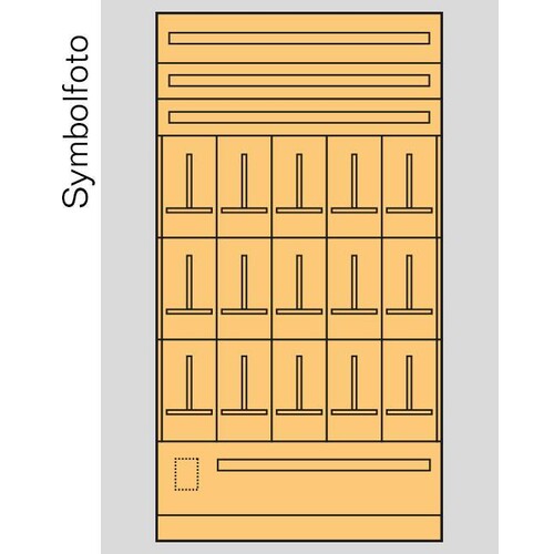 EE10O3 ERA Zählerverteilereinsatz Oberösterreich, bxhxt=1136x2100x155mm,  Produktbild Front View L