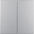85142183 Berker Taste 2fach Berker B.7 alu, matt Produktbild 1 S