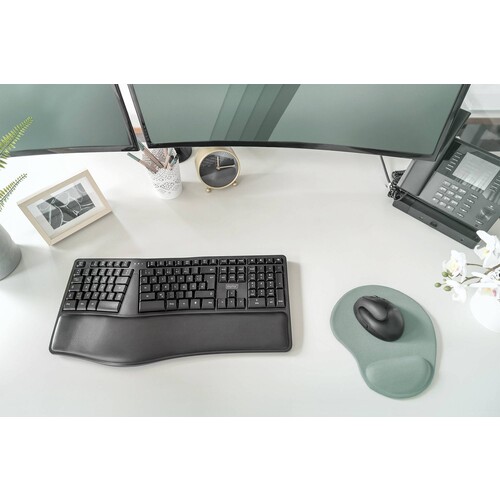 DA-20157 Digitus Ergonomische Tastatur, kabellos, 2,4 GHz Produktbild Additional View 8 L