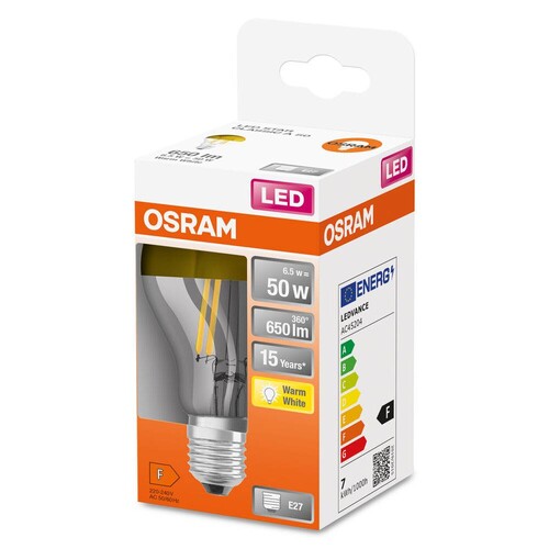 4058075435346 Osram LSCLA50MIR G 7W/827 230V FIL E27FS1 Produktbild Additional View 6 L