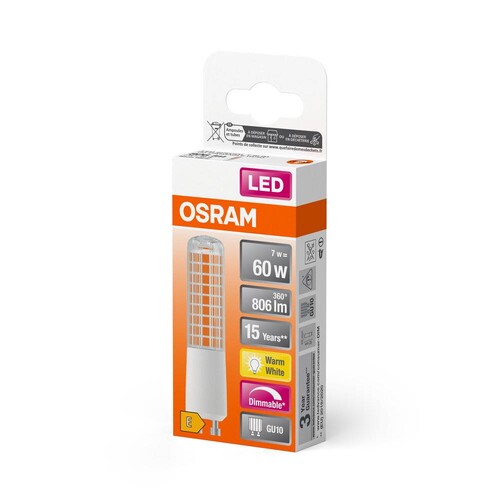 4058075607378 Osram LEDTSLIM60D 7W/827 230V GU10 FS1 Produktbild Additional View 3 L