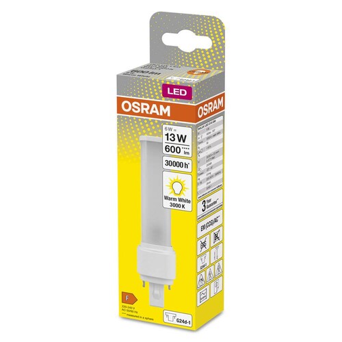 4058075558106 Osram DULUX D13LED 6W/830 230VEMG24D-1FS1 Produktbild Additional View 7 L