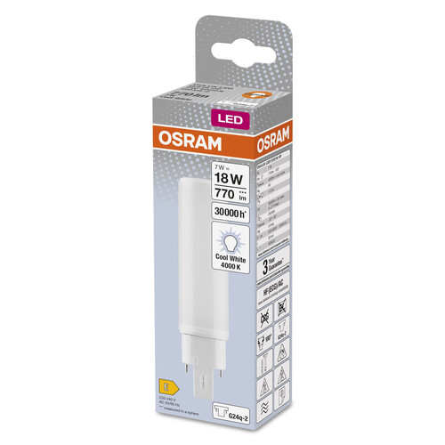 4058075559158 Osram DULUXDE18LED 7W/840 230VHFG24Q-2FS1 Produktbild Additional View 7 L