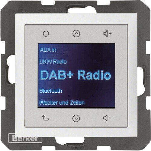 29849909 Berker BERKER S.1/B.x Radio Touch DAB+ polarweiß matt Produktbild Additional View 2 L