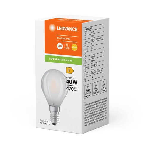 4099854069154 Ledvance LED CLP40 4W 827 FILFR E14 P Produktbild Additional View 3 L