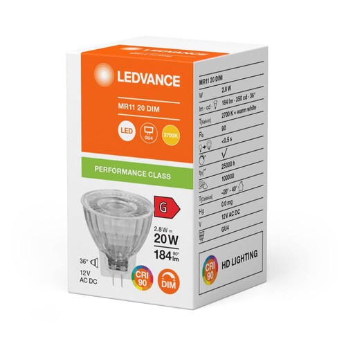 4099854050206 Ledvance LED MR112036 DIM 2.8W 927 GU4 P Produktbild Additional View 4 L