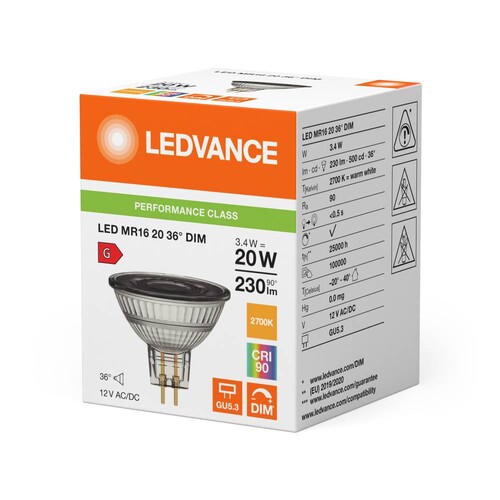 4099854070563 Ledvance LED MR162036 DIM 3.4W 927 GU5.3 P Produktbild Additional View 4 L