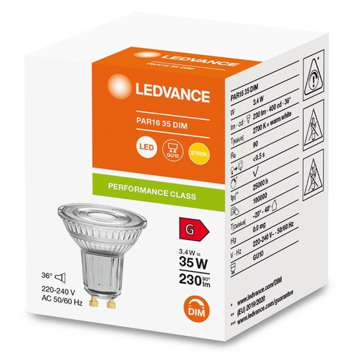 4099854059872 Ledvance LED PAR163536 DIM 3.4W 927 GU10 P Produktbild Additional View 4 L