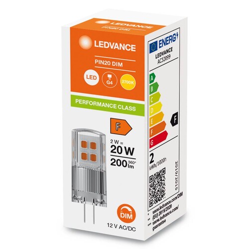 4099854064661 Ledvance LED PIN20 DIM 2W 827 CL G4 P Produktbild Additional View 3 L