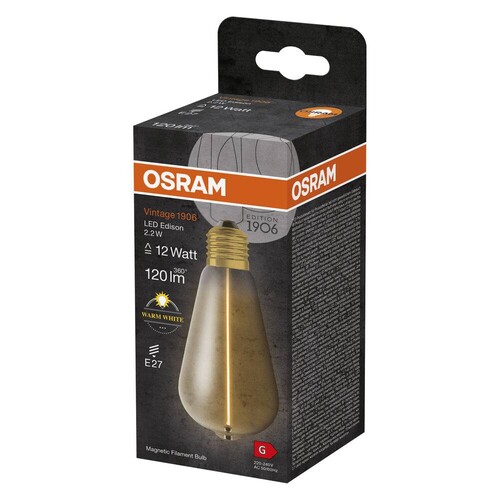 4099854049873 Osram 1906ED12 2,2W/827230VFILGDMAGE27FS1 Produktbild Additional View 3 L