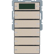 75665726 Berker Tastsensor 5fach mit Beschriftungsfeldern, RTR, Display Berk Produktbild 1 S