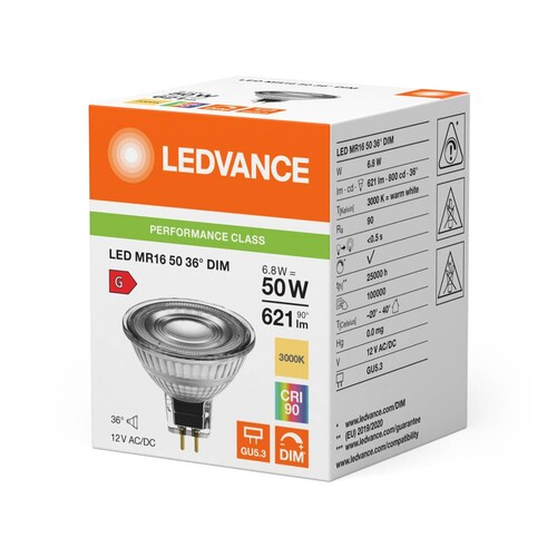 4099854234729 Ledvance LED MR165036 DIM 6.8W 930 GU5.3 P Produktbild Additional View 3 L