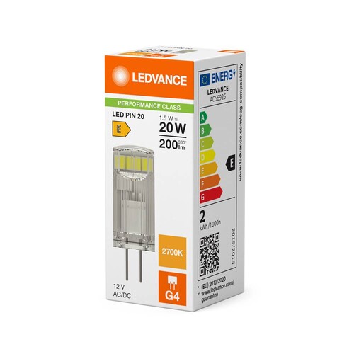 4099854248603 Ledvance LED PIN20 1.5W 827 CL G4 P Produktbild Additional View 3 L