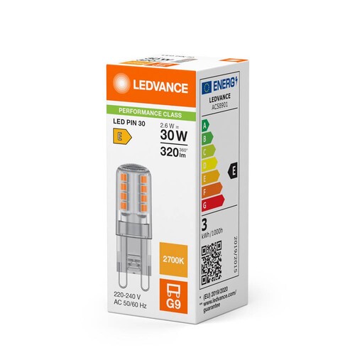 4099854248931 Ledvance LED PIN30 2.6W 827 CL G9 P Produktbild Additional View 3 L