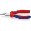 22 05 140 Knipex 22 05 140 Rundzange mit Mehrkomponenten-Hüllen verchromt 140 mm Produktbild