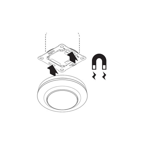 086909 Steinel Bewegungsmelder MD IR 4360-8 COM1 AP WS Produktbild Additional View 3 L