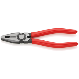 03 01 180 EAN Knipex 03 01 180 EAN Kombizange mit Kunststoff überzogen sch Produktbild