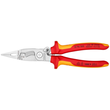 13 96 200 SB Knipex 13 96 200 SB Elektro-Installationszange isoliert mit Produktbild front S