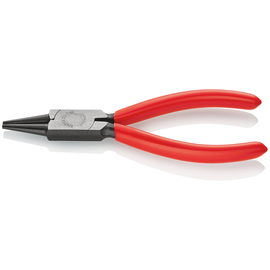22 01 140 Knipex 22 01 140 Rundzange mit Kunststoff überzogen schwarz atramentie Produktbild front M