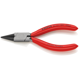 37 41 125 Knipex 37 41 125 Greifzange für Feinmechanik mit Kunststoff überzog Produktbild