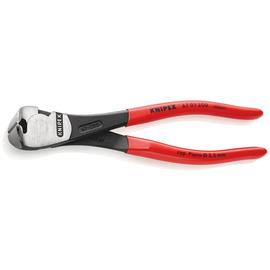 67 01 160 SB Knipex 67 01 160 SB Kraft- Vornschneider mit Kunststoff überzogen  Produktbild