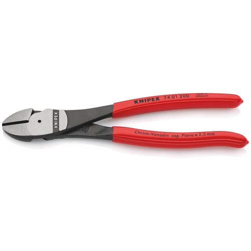 74 01 200 SB Knipex 74 01 200 SB Kraft- Seitenschneider mit Kunststoff überzoge Produktbild