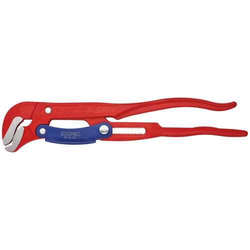 83 60 015 Knipex 83 60 015 Rohrzange S- Maul mit Schnelleinstellung rot pulverb Produktbild