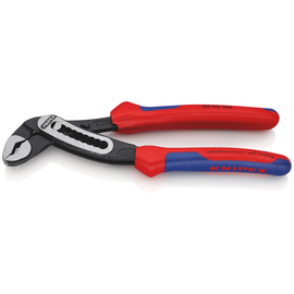 88 02 180 Knipex 88 02 180 Alligator® Wasserpumpenzange mit Mehrkomponenten-H Produktbild front M
