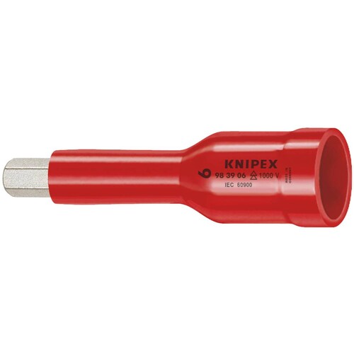 98 39 06 Knipex 98 39 06 Steckschlüsseleinsatz für Innensechskan Produktbild Front View L