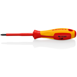 98 12 01 Knipex 98 12 01 Schraubendreher für Robertsonschrauben R1 isolierender  Produktbild