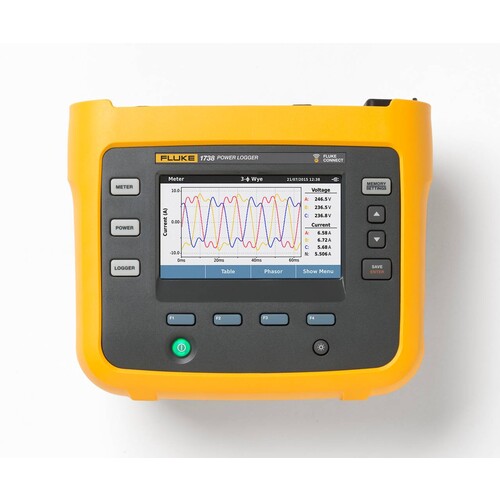 4588378 Fluke Dreiphasiger Power-Logger mit erweiterten Funktionen, Basisversio Produktbild Additional View 3 L