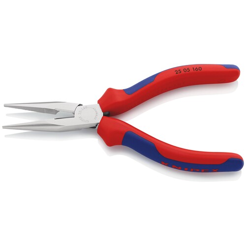 2505160 KNIPEX FLACHRUNDZANGE M.SCHNEIDE 160MM Produktbild Additional View 3 L