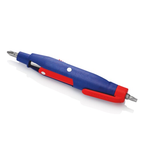 1107 KNIPEX STIFT-SCHALTSCHRANK- SCHLÜSSEL VIERKANT-DREIKANT- DOPPELBART Produktbild Additional View 9 L