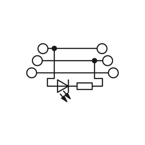 2715814 Phönix DIKD 1,5-LA 24RD/O-M Initiatoren-/Aktorenklemme 0,2mm2 - 4mm2 Produktbild Additional View 3 L