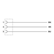 1669712 Phönix SAC-3P- 1,5-PUR/M8 FS Sensor-/Aktorkabel halogenfrei sw-grau Produktbild Additional View 3 S